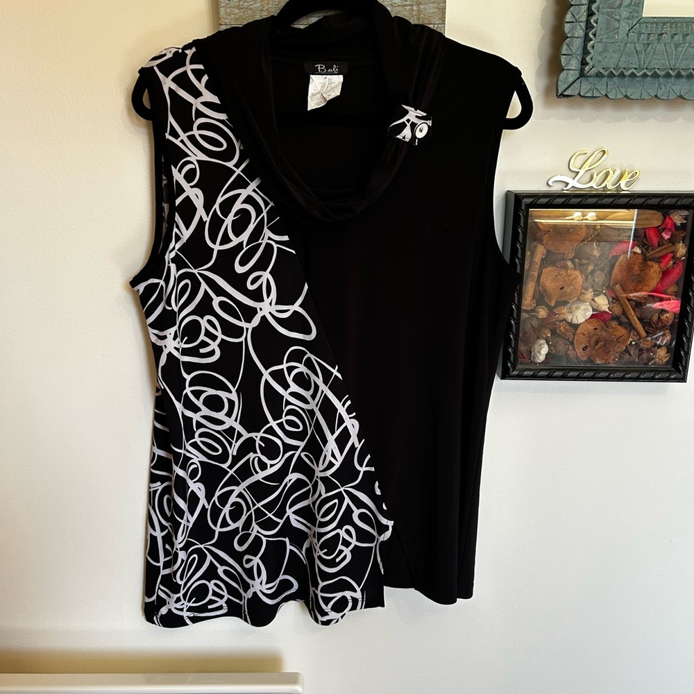 Black and White Women's Top